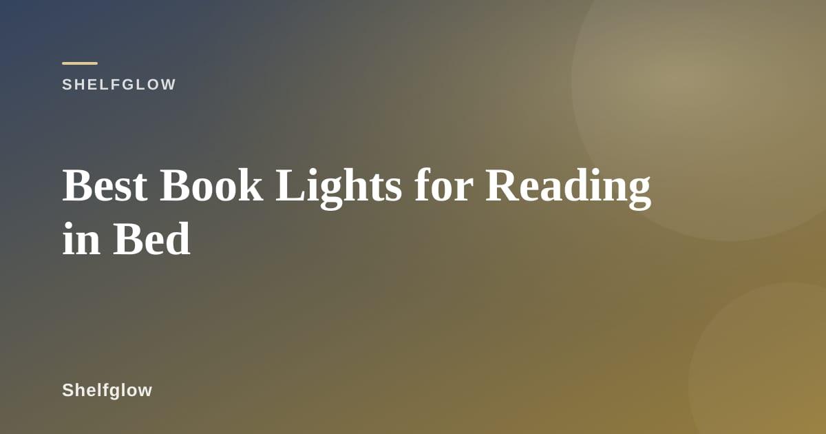 Clip-on book light illuminating an open paperback at night